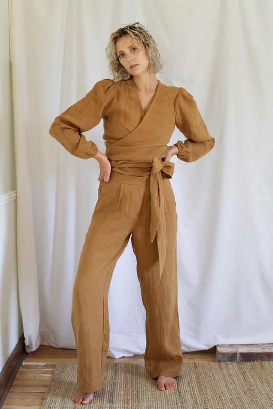 SAMPLE SALE | I AM STRONG Trousers | Caramel | XL (32")