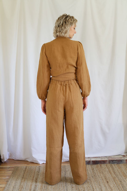 SAMPLE SALE | I AM STRONG Trousers | Caramel | XS (32")