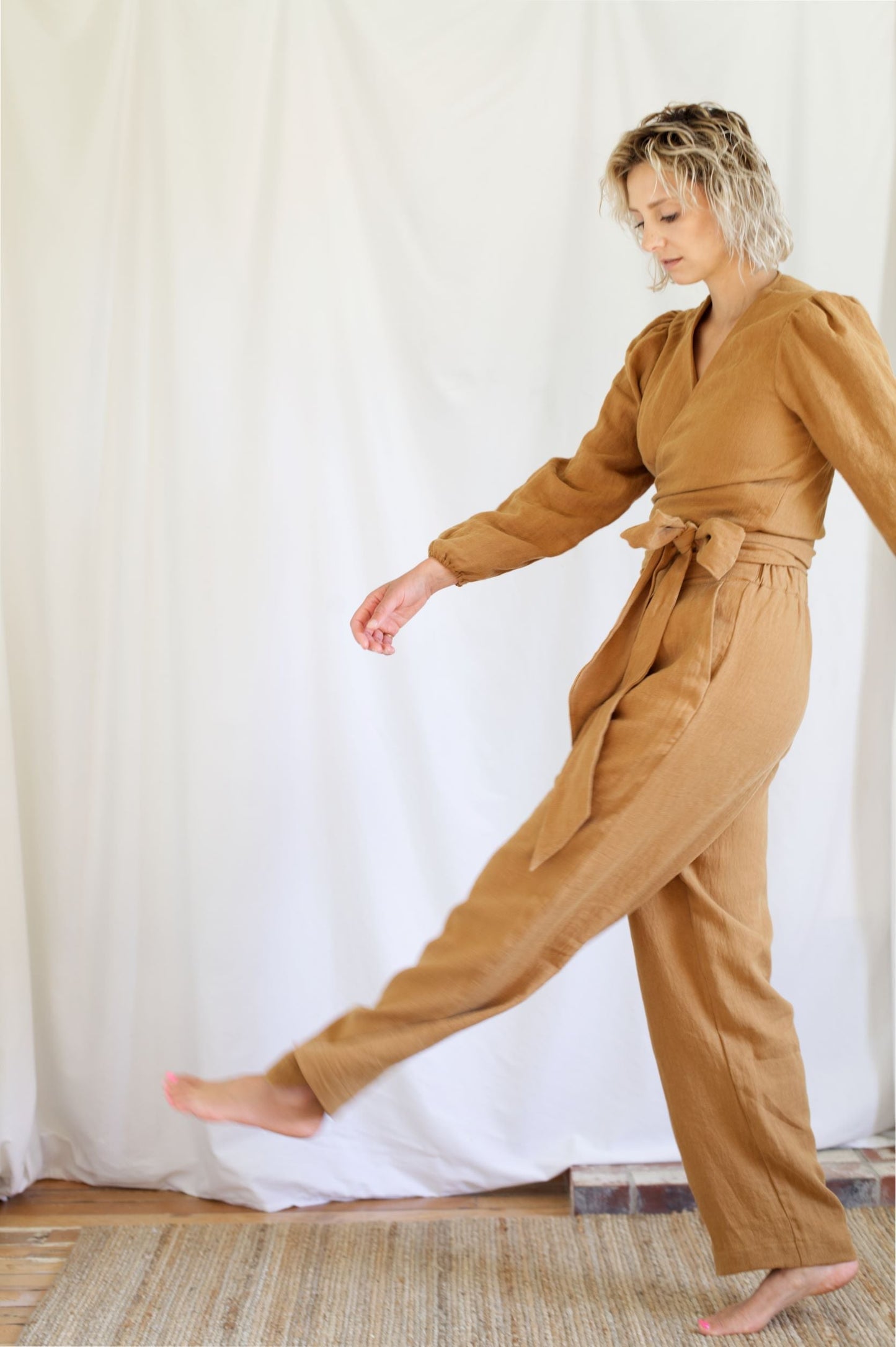 SAMPLE SALE | I AM STRONG Trousers | Caramel | XL (32")