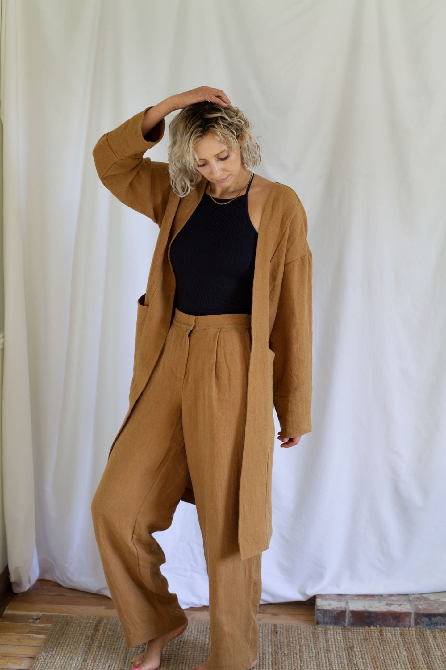 SAMPLE SALE | I AM STRONG Trousers | Caramel | XL (32")