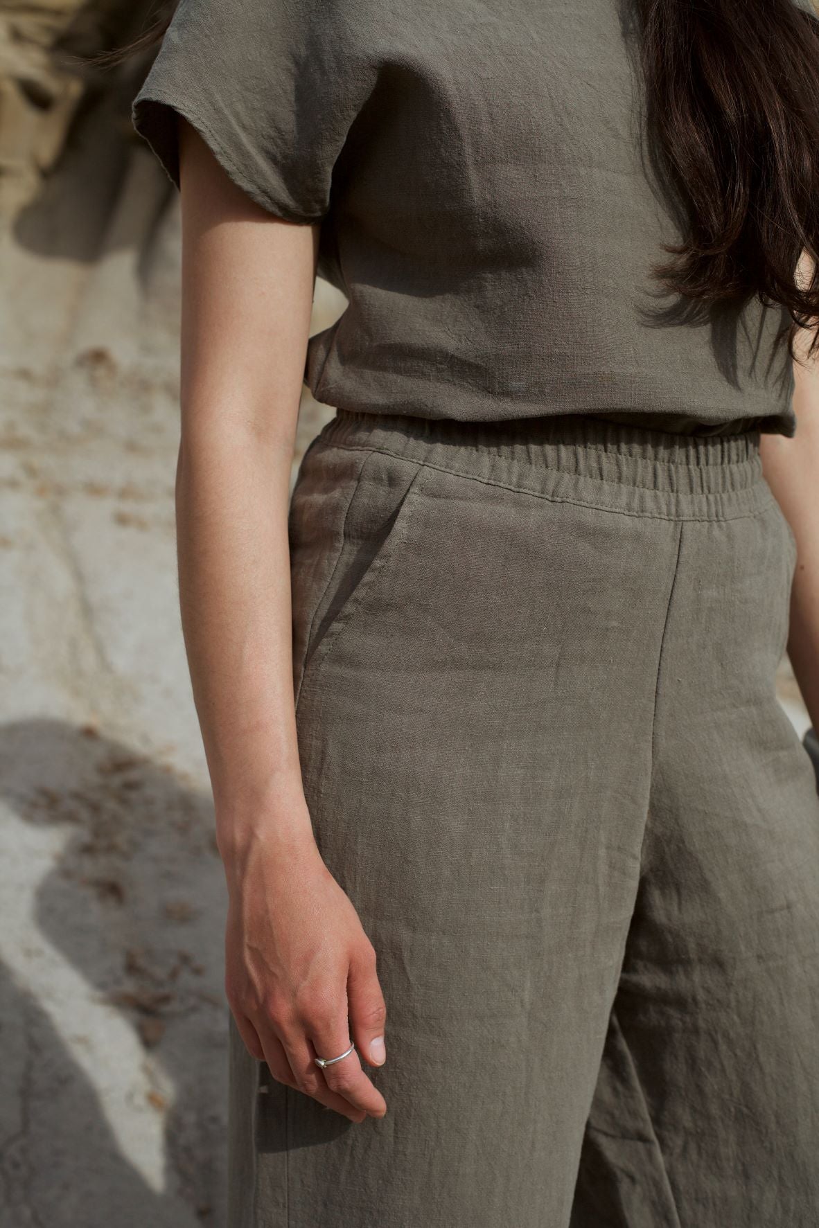 SAMPLE SALE | I AM ENOUGH Pants | Sage | XS