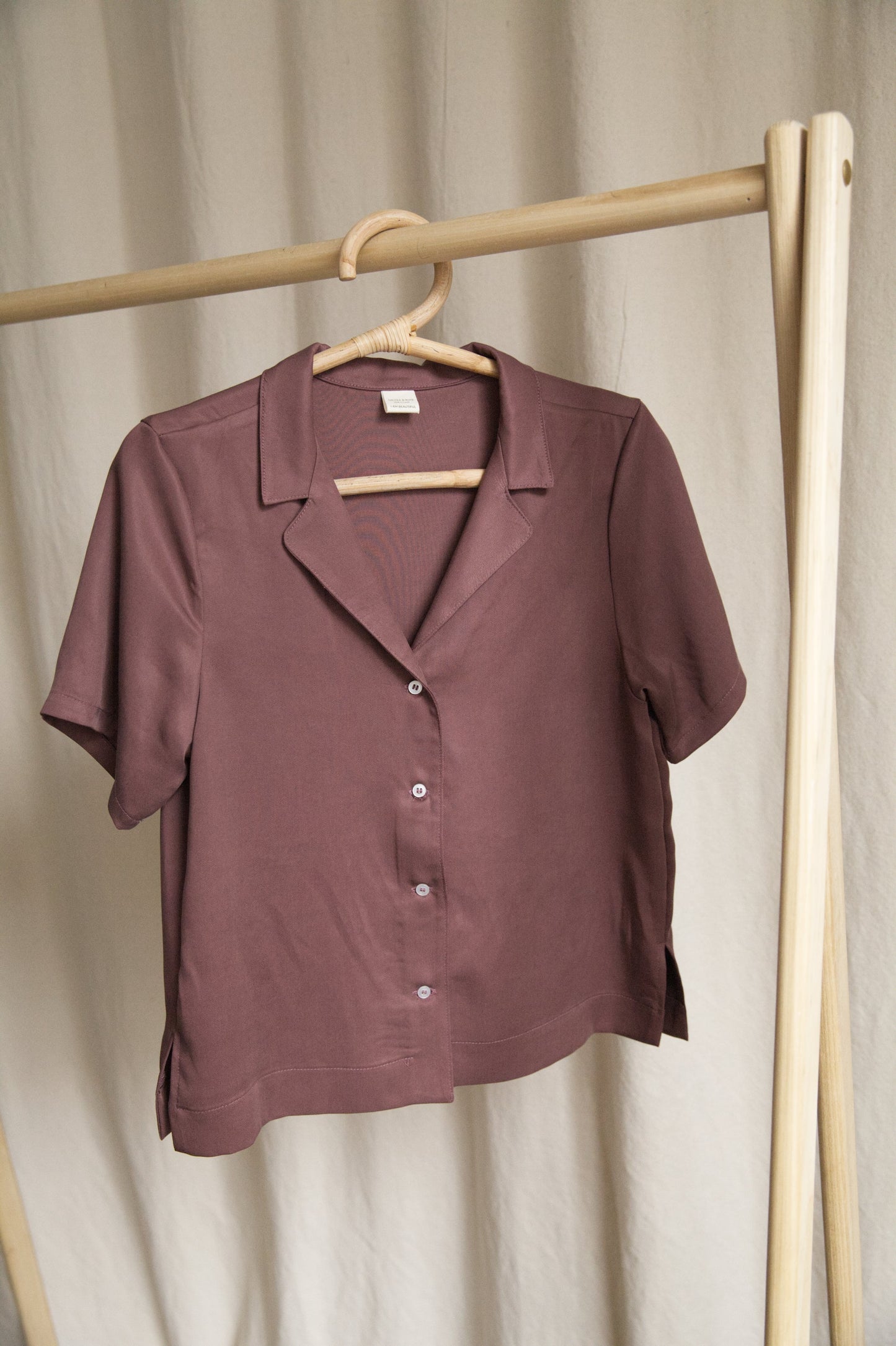 SAMPLE SALE | I AM BEAUTIFUL Blouse | Plum | XS