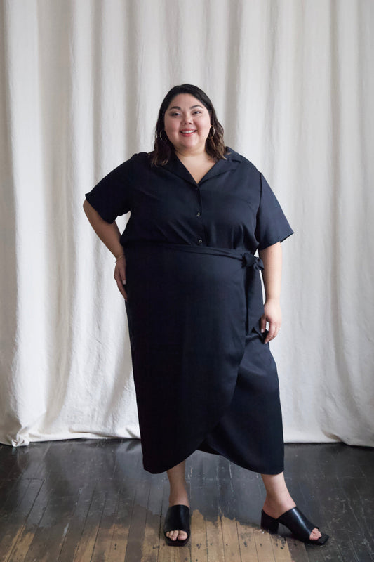 SAMPLE SALE | I AM ABUNDANT Skirt | Black Tencel Twill | 3X