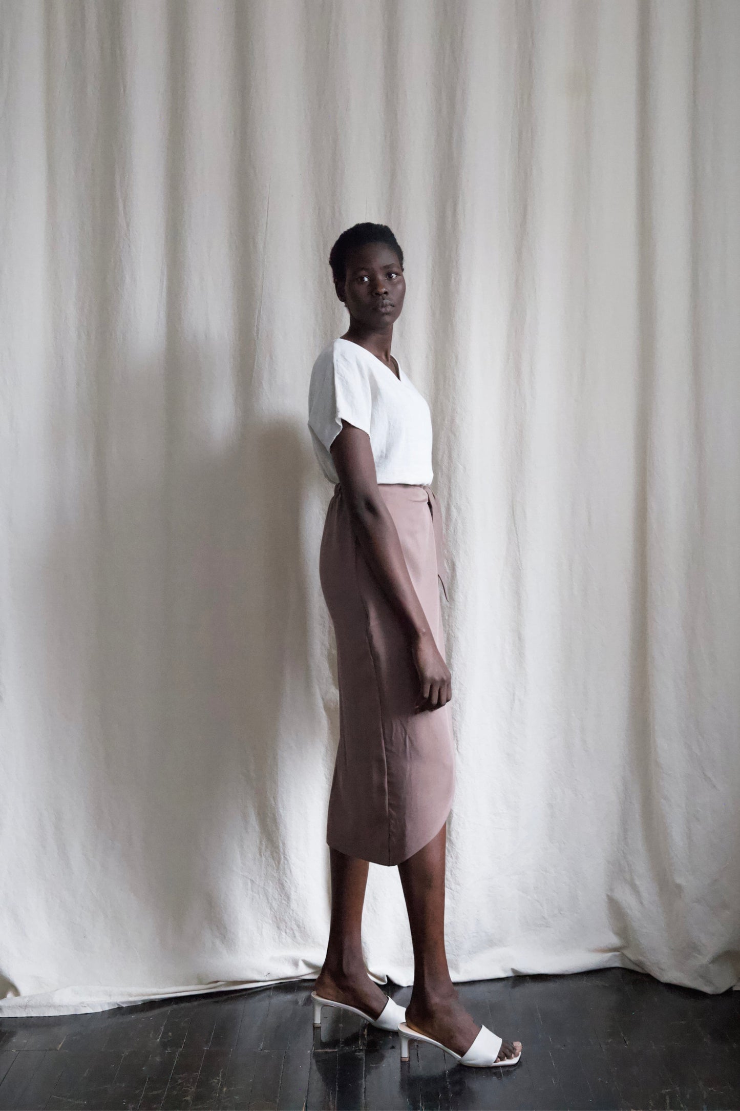 SAMPLE SALE | I AM ABUNDANT Skirt | Earl Grey | XS