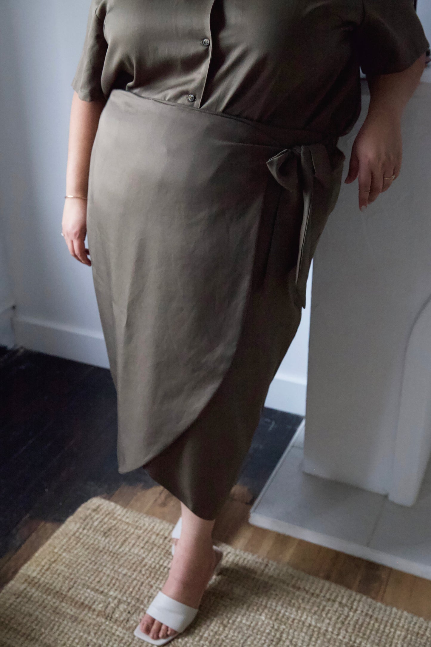 Ready To Ship | I AM ABUNDANT Skirt | Olive | S