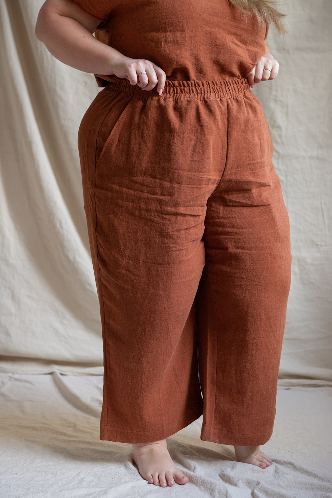 SAMPLE SALE | I AM ENOUGH Pants | Rust | 2X